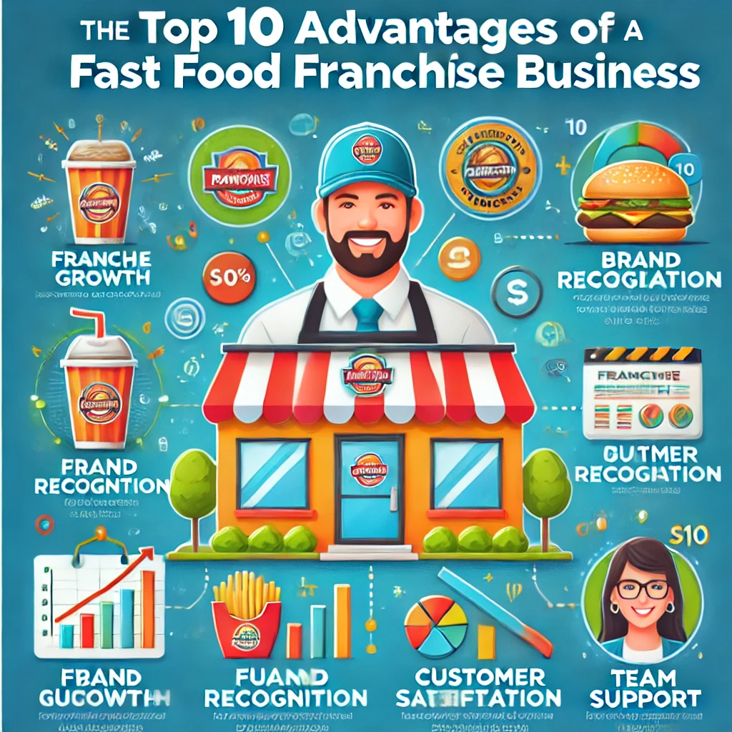 Top 10 Advantages of Fast Food Franchise Business