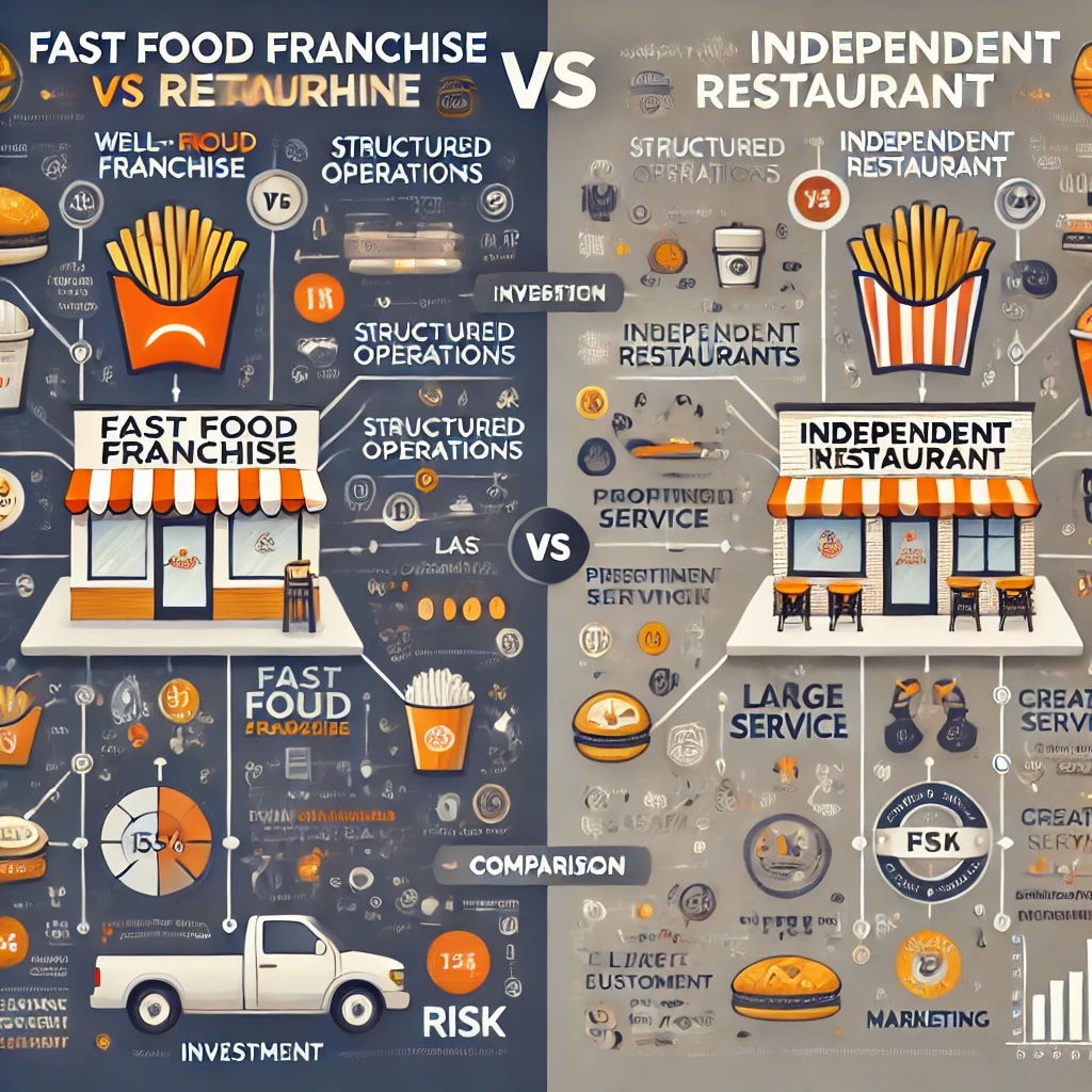 Fast Food Franchise VS Independent Restaurant: Which is a Better