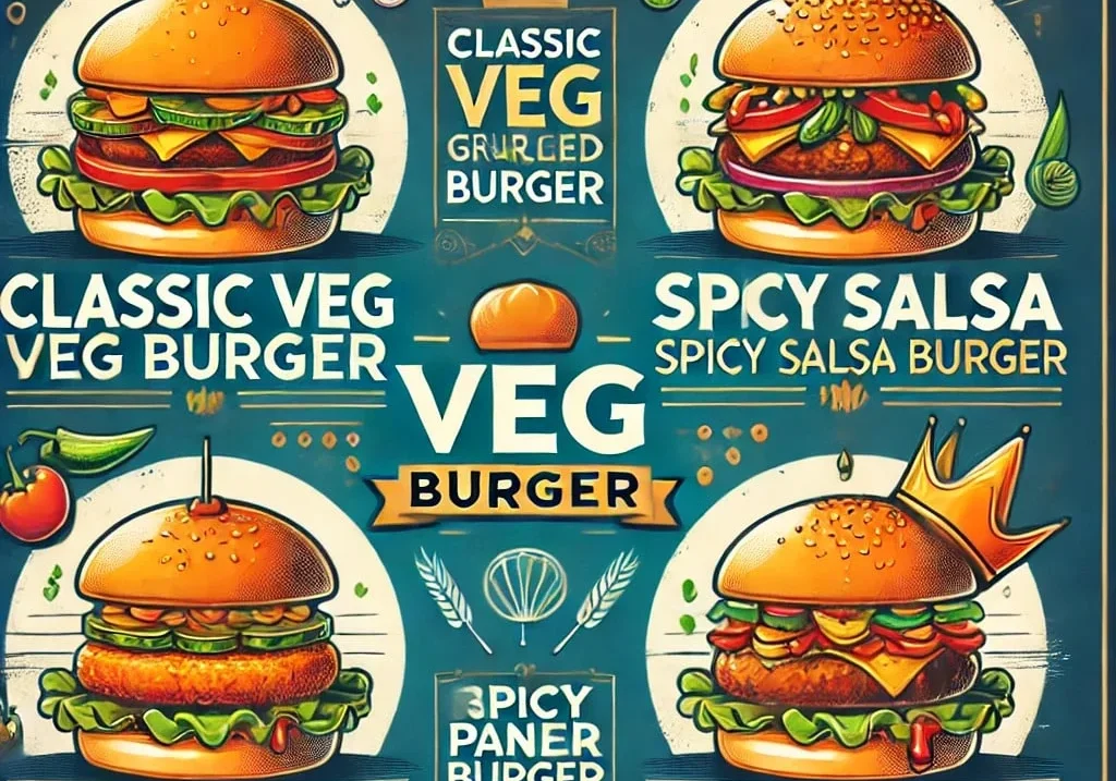 Types of Veg Burgers and Recipes