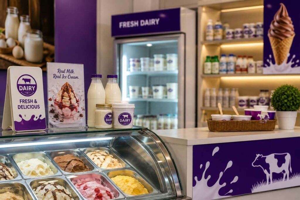 dairy and ice cream franchise business