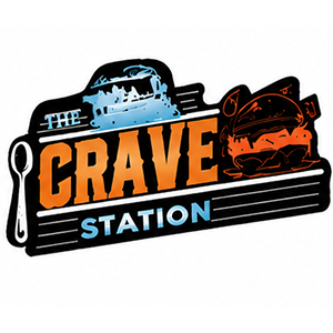 Zorko's "The Crave Station" logo with a stylized burger and spoon