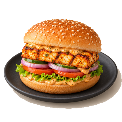Royal Paneer Grilled Burger